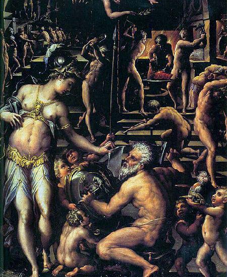 Giorgio Vasari Vulcan's Forge Germany oil painting art